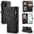 Samsung Galaxy Note10 CaseMe-C30 Multifunctional Horizontal Flip PU + TPU Phone Case - Black