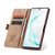 CaseMe-013 Multifunctional Horizontal Flip Leather Case with Card Slot & Holder & Wallet Galaxy Note 10+ - Brown