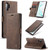 CaseMe-013 Multifunctional Horizontal Flip Leather Case with Card Slot & Holder & Wallet Galaxy Note 10+ - Coffee