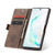 CaseMe-013 Multifunctional Horizontal Flip Leather Case with Card Slot & Holder & Wallet Galaxy Note 10+ - Coffee