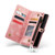 Samsung Galaxy Note10+ CaseMe-008 Detachable Multifunctional Flip Leather Phone Case - Pink