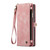 Samsung Galaxy Note10+ CaseMe-008 Detachable Multifunctional Flip Leather Phone Case - Pink Samsung Galaxy Note10+ CaseMe-008 Detachable Multifunctional Flip Leather Phone Case - Pink