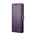 Samsung Galaxy Note20 Ultra CaseMe 023 Butterfly Buckle Litchi Texture RFID Anti-theft Leather Phone Case - Pearly Purple