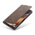 Samsung Galaxy Note20 Ultra CaseMe Multifunctional Horizontal Flip Leather Case, with Card Slot & Holder & Wallet - Coffee