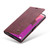 Samsung Galaxy Note20 Ultra CaseMe Multifunctional Horizontal Flip Leather Case, with Card Slot & Holder & Wallet - Wine Red