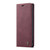CaseMe-013 Multifunctional Retro Frosted Horizontal Flip Leather Case Galaxy S10, with Card Slot & Holder & Wallet  - Wine Red