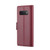 Samsung Galaxy S10 CaseMe 023 Butterfly Buckle Litchi Texture RFID Anti-theft Leather Phone Case - Wine Red