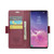 Samsung Galaxy S10 CaseMe 023 Butterfly Buckle Litchi Texture RFID Anti-theft Leather Phone Case - Wine Red