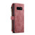 Samsung Galaxy S10 CaseMe-C30 PU + TPU Multifunctional Horizontal Flip Leather Case with Holder & Card Slot & Wallet & Zipper Pocket - Red
