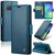 Samsung Galaxy S10+ CaseMe 023 Butterfly Buckle Litchi Texture RFID Anti-theft Leather Phone Case - Blue