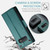 Samsung Galaxy S10+ CaseMe 023 Butterfly Buckle Litchi Texture RFID Anti-theft Leather Phone Case - Pearly Blue