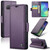 Samsung Galaxy S10+ CaseMe 023 Butterfly Buckle Litchi Texture RFID Anti-theft Leather Phone Case - Pearly Purple