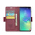 Samsung Galaxy S10+ CaseMe 023 Butterfly Buckle Litchi Texture RFID Anti-theft Leather Phone Case - Wine Red