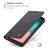 CaseMe-013 Multifunctional Retro Frosted Horizontal Flip Leather Case Galaxy S10 E, with Card Slot & Holder & Wallet  - Black