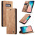 CaseMe-013 Multifunctional Retro Frosted Horizontal Flip Leather Case Galaxy S10 E, with Card Slot & Holder & Wallet  - Brown