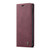 CaseMe-013 Multifunctional Retro Frosted Horizontal Flip Leather Case Galaxy S10 E, with Card Slot & Holder & Wallet  - Wine Red