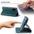 Galaxy S20 CaseMe Multifunctional Horizontal Flip Leather Case, with Card Slot & Holder & Wallet - Blue