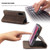Galaxy S20 CaseMe Multifunctional Horizontal Flip Leather Case, with Card Slot & Holder & Wallet - Coffee