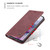 Galaxy S20 CaseMe Multifunctional Horizontal Flip Leather Case, with Card Slot & Holder & Wallet - Wine Red