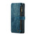Samsung Galaxy S20 5G CaseMe-C30 PU + TPU Multifunctional Horizontal Flip Leather Case with Holder & Card Slot & Wallet & Zipper Pocket - Blue