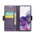 Samsung Galaxy S20 CaseMe 023 Butterfly Buckle Litchi Texture RFID Anti-theft Leather Phone Case - Pearly Purple