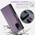 Samsung Galaxy S20 CaseMe 023 Butterfly Buckle Litchi Texture RFID Anti-theft Leather Phone Case - Pearly Purple