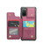 Samsung Galaxy S20 CaseMe C22 Card Slots Holder RFID Anti-theft Phone Case - Wine Red
