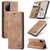 Samsung Galaxy S20 FE CaseMe 013 Multifunctional Horizontal Flip Leather Case with Holder & Card Slot & Wallet - Brown