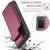 Samsung Galaxy S20 FE CaseMe C22 Card Slots Holder RFID Anti-theft Phone Case - Wine Red