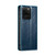 Samsung Galaxy S20 Ultra CaseMe 003 Crazy Horse Texture Leather Phone Case - Blue
