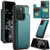 Samsung Galaxy S20 Ultra CaseMe C22 Card Slots Holder RFID Anti-theft Phone Case - Blue Green