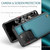 Samsung Galaxy S20 Ultra CaseMe C22 Card Slots Holder RFID Anti-theft Phone Case - Blue Green