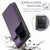 Samsung Galaxy S20 Ultra CaseMe C22 Card Slots Holder RFID Anti-theft Phone Case - Purple