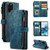Samsung Galaxy S20+ 5G CaseMe-C30 PU + TPU Multifunctional Horizontal Flip Leather Case with Holder & Card Slot & Wallet & Zipper Pocket - Blue