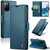 Samsung Galaxy S20+ CaseMe 023 Butterfly Buckle Litchi Texture RFID Anti-theft Leather Phone Case - Blue