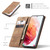 Samsung Galaxy S21 5G CaseMe 013 Multifunctional Horizontal Flip Leather Case with Holder & Card Slot & Wallet - Brown