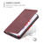 Samsung Galaxy S21 5G CaseMe 013 Multifunctional Horizontal Flip Leather Case with Holder & Card Slot & Wallet - Wine Red