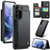 Samsung Galaxy S21 5G CaseMe C22 Card Slots Holder RFID Anti-theft Phone Case - Black
