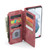 Samsung Galaxy S21 5G CaseMe-C30 PU + TPU Multifunctional Horizontal Flip Leather Case with Holder & Card Slot & Wallet & Zipper Pocket - Red