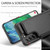 Samsung Galaxy S21 FE 5G CaseMe C22 Card Slots Holder RFID Anti-theft Phone Case - Black