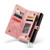 Samsung Galaxy S21 FE CaseMe 008 Detachable Multifunctional Flip Leather Phone Case - Pink