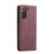 Samsung Galaxy S21 FE CaseMe 013 Multifunctional Horizontal Flip Leather Case, with Card Slot & Holder & Wallet - Wine Red