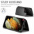 Samsung Galaxy S21 Ultra 5G CaseMe C22 Card Slots Holder RFID Anti-theft Phone Case - Black