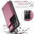 Samsung Galaxy S21 Ultra 5G CaseMe C22 Card Slots Holder RFID Anti-theft Phone Case - Wine Red