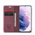 Samsung Galaxy S21+ 5G CaseMe 013 Multifunctional Horizontal Flip Leather Case with Holder & Card Slot & Wallet - Wine Red