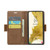 Samsung Galaxy S22 5G CaseMe 023 Butterfly Buckle Litchi Texture RFID Anti-theft Leather Phone Case - Brown