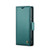 Samsung Galaxy S22 5G CaseMe 023 Butterfly Buckle Litchi Texture RFID Anti-theft Leather Phone Case - Pearly Blue