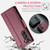 Samsung Galaxy S22 5G CaseMe 023 Butterfly Buckle Litchi Texture RFID Anti-theft Leather Phone Case - Wine Red Samsung Galaxy S22 5G CaseMe 023 Butterfly Buckle Litchi Texture RFID Anti-theft Leather Phone Case - Wine Red