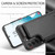 Samsung Galaxy S22 5G CaseMe C22 Card Slots Holder RFID Anti-theft Phone Case - Black