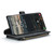 Samsung Galaxy S22 5G CaseMe C30 Multifunctional Phone Leather Case with Holder & Card Slot & Wallet - Black